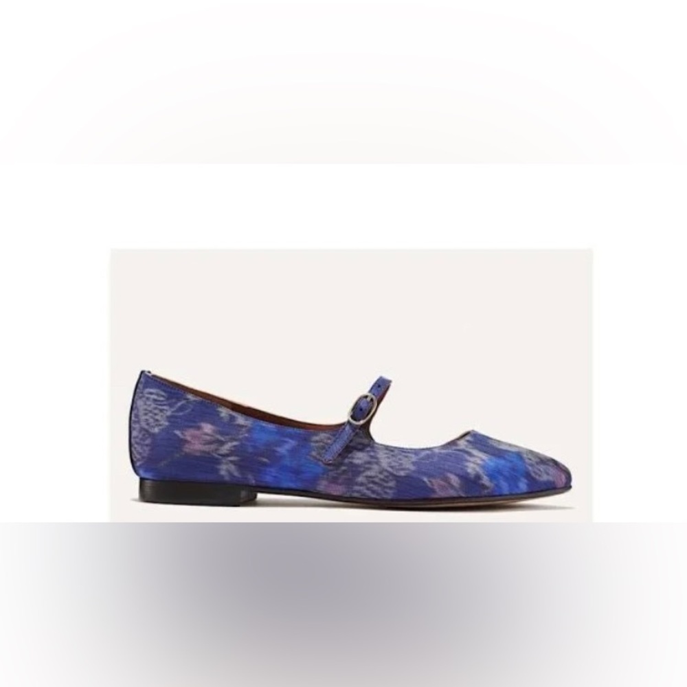 Jamie Beck x Margaux - The Mary Jane - Provence Blue Silk Blend